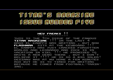 Titan's Magazine #5