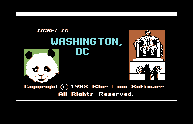 Ticket to Washington, DC