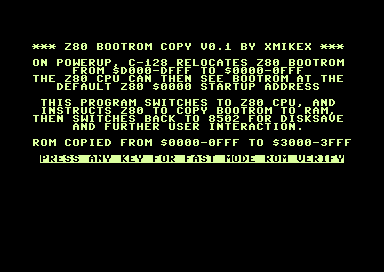 Z80 BootROM Copy V0.1