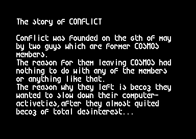 Story of Conflict