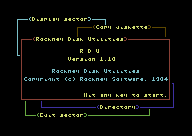 Rockney Disk Utilities V1.10