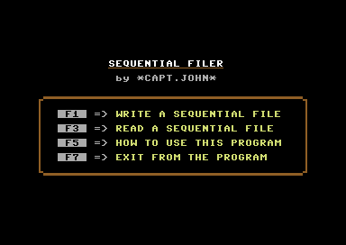 Sequential Filer