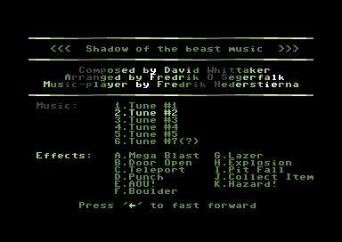 Shadow of the Beast Music