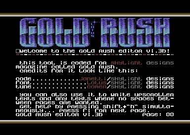 Gold Rush Editor V1.3b
