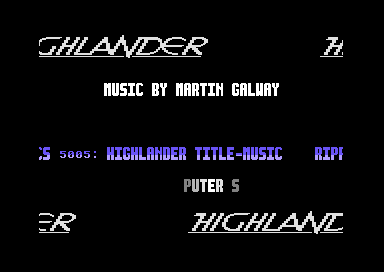 Highlander Title-Music