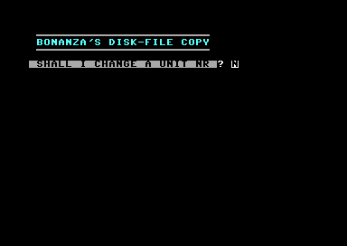 Bonanza's Disk File Copy