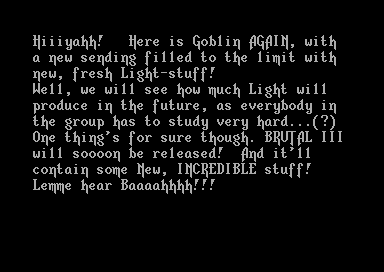 Goblin's Note