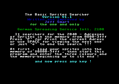 The Basic Sprites Searcher V1.1