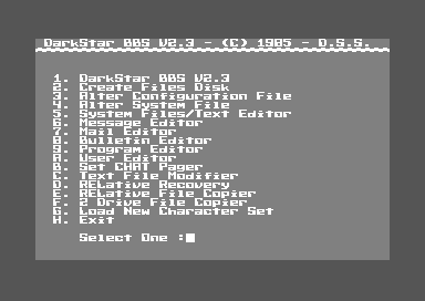 DarkStar BBS V2.3