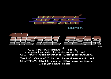 Metal Gear (Test Version x1)