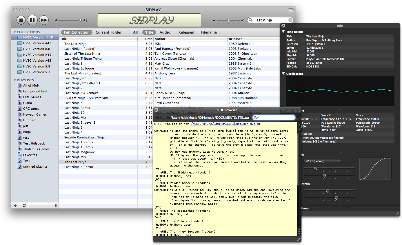 SIDPLAY/Mac V4.1.4