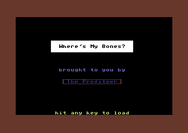Where's My Bones?