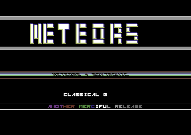 [CSDb] - Classical Games by Meteors and The Boytronic Crew (1988)