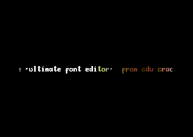 The Ultimate Font Editor