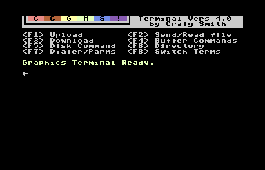 CCGMS Terminal Version V4.0