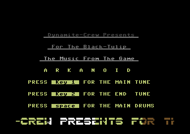The Music from the Game Arkanoid