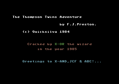 The Thompson Twins Adventure