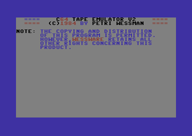 C64 Tape Emulator V2