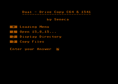 Dual Drive Copy C64 & 1541