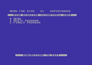 Disk Disector X1 Supercharge