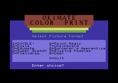 Okimate Color Print V2.0