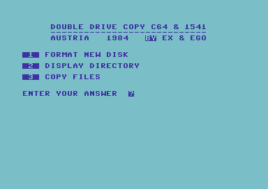 Double Drive Copy C64 & 1541