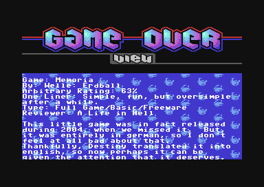 Game Over(view) #19