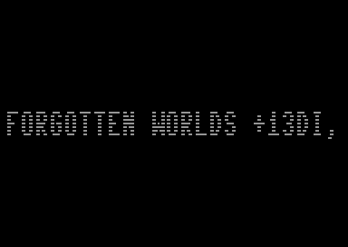 Forgotten Worlds +13DI