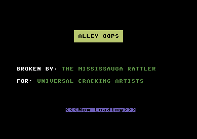 CSDb Alley Oops by Universal Cracking Artists