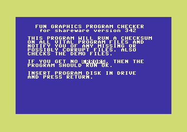 Fun Graphics Program Checker V342