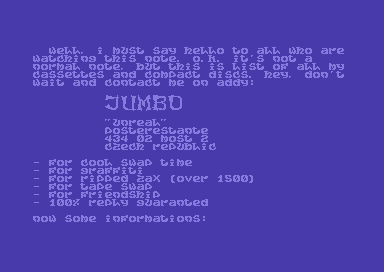 Jumbo's Tapeswap