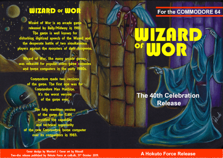 Wizard of Wor Disc Box Sleeves