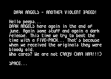 Dark Angels - Another Violent Breed!