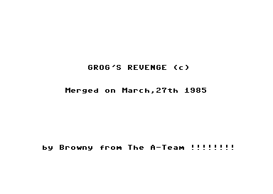 Grog's Revenge