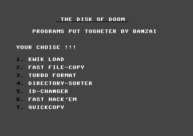 The Disk of Doom