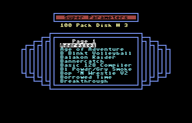 Super Parameters 100 Disk Pack #3