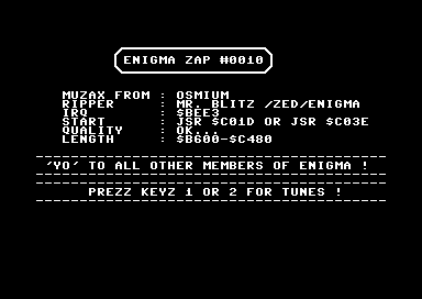 Enigma Zap #0010
