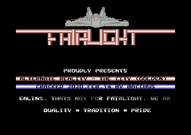 Fairlight Intro (Alternate Reality - The City)