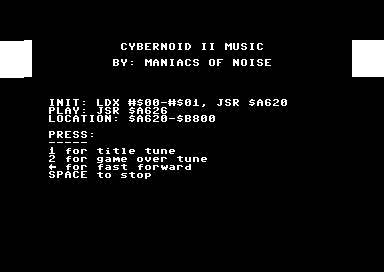 Cybernoid II Music