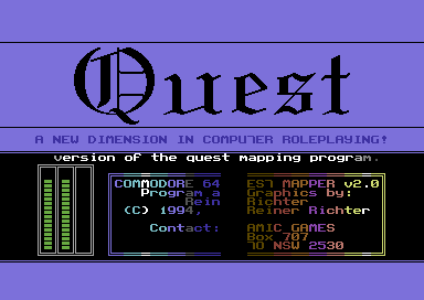 Commodore 64 Quest Mapper V2.0