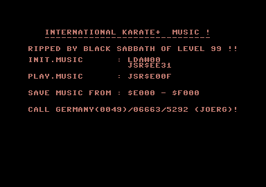 International Karate Music