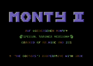 Auf Wiedersehen Monty +