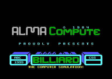 Billiard the Computer Simulation
