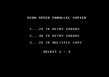 High Speed Parallel Copier