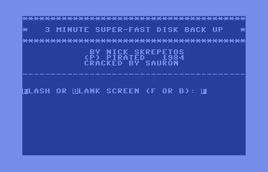 3 Minute Super-Fast Disk Copy