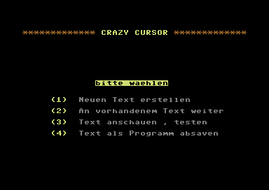 Crazy Cursor [german]