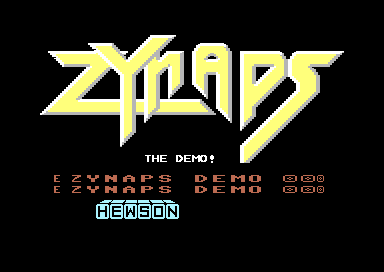 The Zynaps Demo