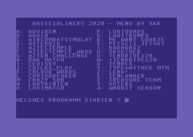 BASIC 10-Liner 2020 Compilation (V2)
