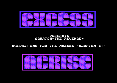 Acrise & Excess Intro 1995