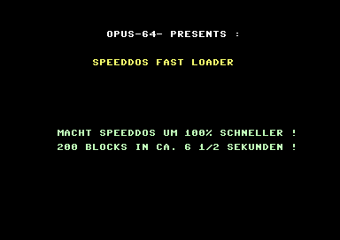 Speeddos Fast Loader [german]